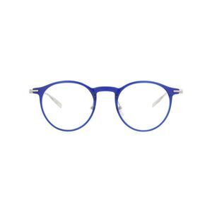 Montblanc Round-Frame Injection Optical Frames Blue Mens
